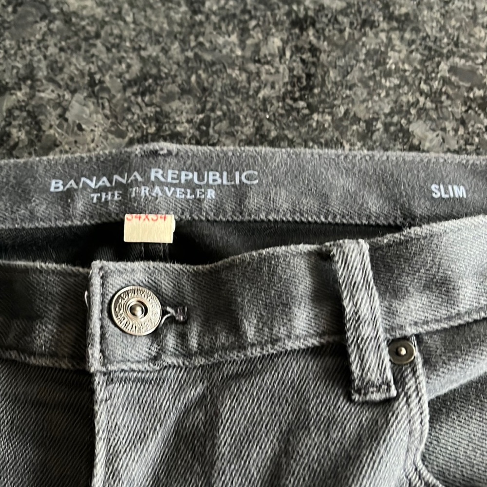 Banana Republic soft black jeans. Size 34